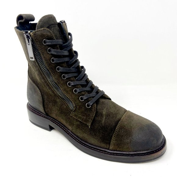 Thursday Boot Co Womens Dark Olive Suede Major Handcrafted Suede - Picture 2 of 5